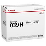 Canon originální toner CRG-039H Černý pro LBP351dn, LBP351x, LBP352dn, K