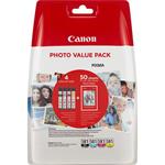 Canon photo value pack CLI-581 C/M/Y/K + 50 listů fotopapíru 10x15