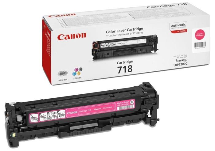 Canon toner CRG-718M, purpurový