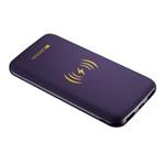 CANYON bezdrátová powerbanka 8000 mAh, input 5V/2A(Type C and Micro USB),  fialová