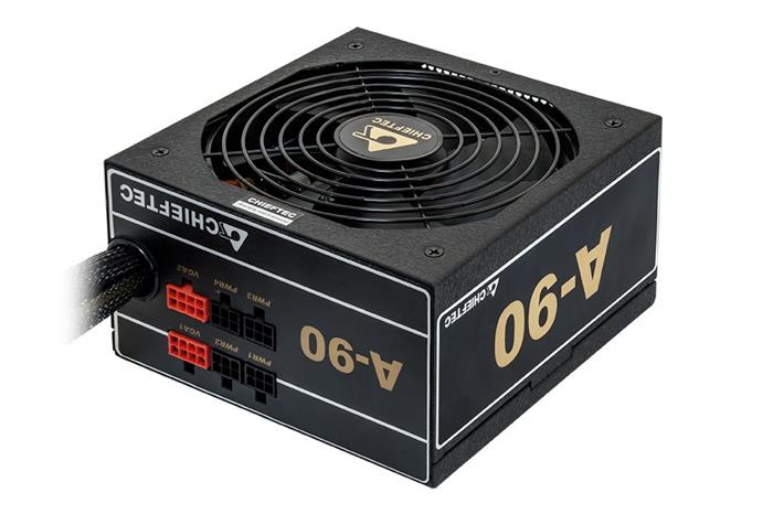 Chieftec A-90, 750W ATX zdroj, 14cm fan, 90+ Gold, modular