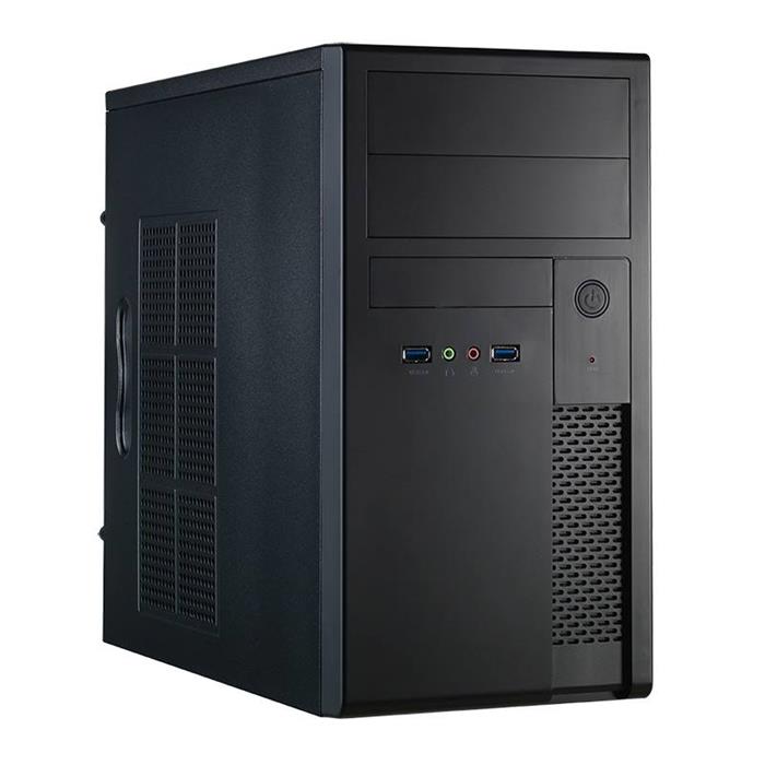 Chieftec Mesh XT-01B-350S8, mini tower skříň, 2x USB 3.0, 350W zdroj, černá