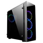 Chieftec Scorpion II, mid towe skříň, 2x USB 3.0, průhled, RGB fans, černá