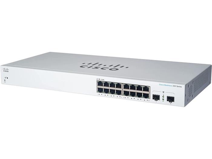 Cisco CBS220 Smart 16-port GE, 2x1G SFP