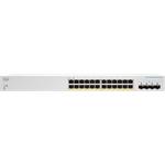 Cisco CBS220 Smart 24-port GE, Full PoE, 4x1G SFP