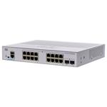 Cisco CBS350-16T-E-2G-EU 16-port GE Managed Switch, 2x1G SFP, Ext PS