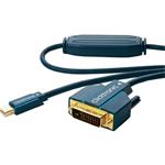Clicktronic mini DisplayPort - DVI kabel, miniDP(M) -> DVI-D(M), 5m
