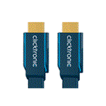 ClickTronic OFC HDMI plochý kabel s Ethernetem, HDMI A(M) - HDMI A(M), 3m