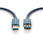 Clicktronic prodlužovací USB 3.0 kabel, 1.8m