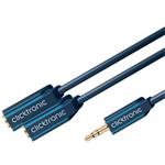 ClickTronic Y redukce Jack 3.5mm -> 2x Jack 3.5mm, 10cm