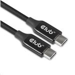 Club3D kabel USB-C 3.1, M/M, 4K@60Hz, 20m, černá 