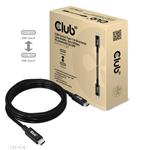 Club3D Kabel USB4.0, USB-C -> USB-C, 40Gbps, PD240W, 2m