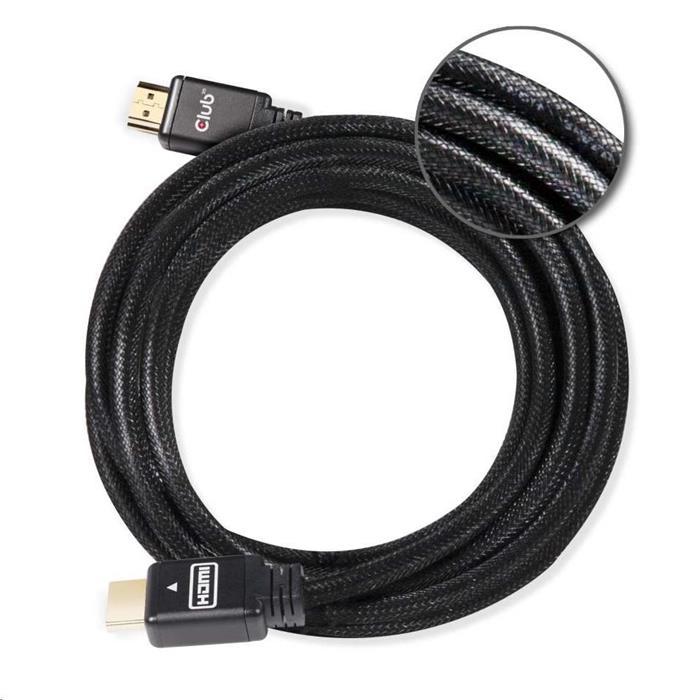 Club3D propojovací HDMI 2.0 kabel, 10m, černý