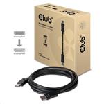 Club3D propojovací kabel DisplayPort 1.2, 3m, černý