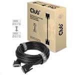Club3D propojovací kabel DVI-D Dual Link (24+1), 10m, černý