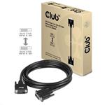Club3D propojovací kabel DVI-D Dual Link (24+1), 3m, černý