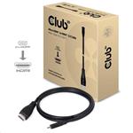 Club3D propojovací kabel Micro HDMI na HDMI 2.0,  1m, černý