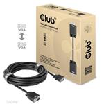 Club3D propojovací VGA kabel, 10m, černý