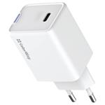 COLORWAY 1x USB-C/ síťová nabíječka/ GaN/ PD/ PPS/ 45W/ Bílá