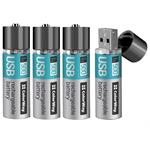 Colorway Li-Pol nabíjecí baterie AA/ 1200mAh/ USB/ 1.5V/ 4ks v balení
