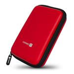 CONNECT IT HardShellProtect pevné skořepinové ochranné pouzdro na 2,5" HDD, červené