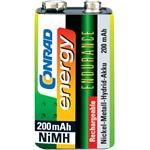 Conrad Energy Endurance 9V NiMH akumulátor, 8.4V, 200mAh, 1ks