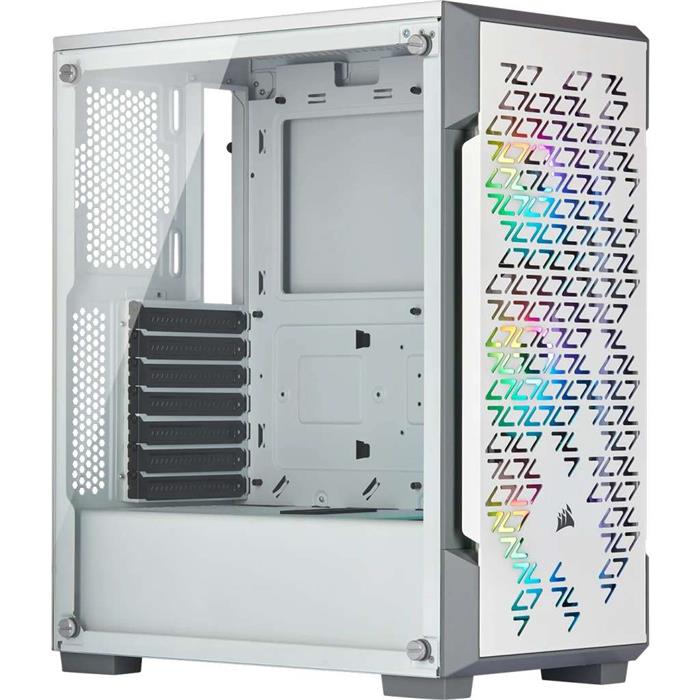 CORSAIR Crystal 220T RGB TG ATX, bílá