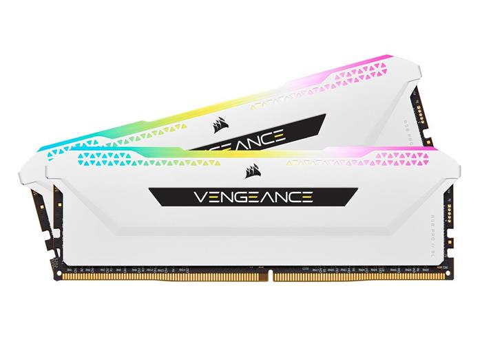 CORSAIR Vengeance RGB PRO SL white 2x8GB DDR4 3600MHz CL18 DIMM, XMP