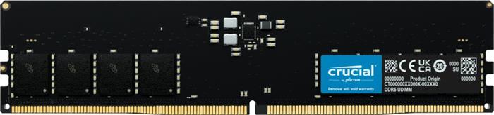 Crucial 16GB DDR5 4800MHz CL40 DIMM, black