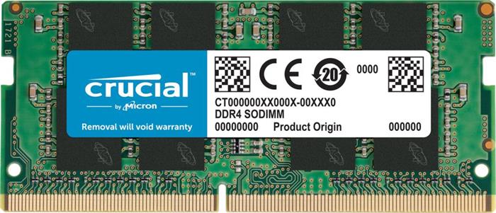 Crucial 8GB DDR4 2400MHz CL17 SR x8, SO-DIMM, 1.2V