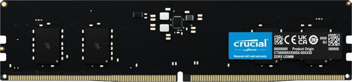 Crucial 8GB DDR5 4800MHz CL40 DIMM, black