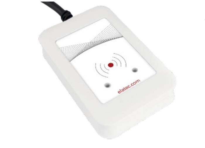 Čtečka Elatec TWN3 Legic NFC Mifare, RFID 13,56 MHz, USB, bílá