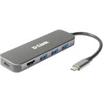 D-Link 5-v-1 USB-C Hub s HDMI/Power Delivery