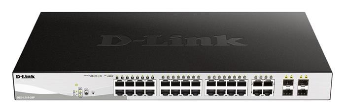 D-Link DGS-1210-28P L2/L3 Smart+ PoE switch