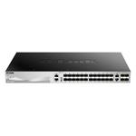 D-Link DGS-3130-30S L3 Stackable Managed switch, 24x SFP, 2x 10G RJ-45, 2x 10G SFP+