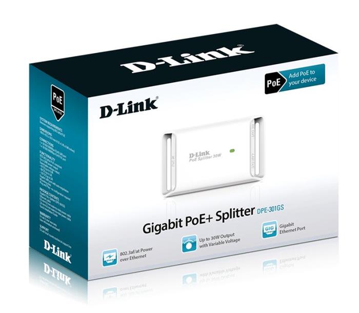 D-Link DPE-301GS 1-Port Gigabit PoE Splitter | SUNTECH Computer ...