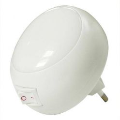 LED noční světlo do zásuvky 230V, 5x LED s vypínačem, 0,6W (jako 5W)