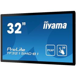 Dotykový monitor IIYAMA ProLite TF3215MC-B1AG, 31,5" kioskový LED, PCAP, USB, VGA/HDMI, matný, bez rámečku, černý