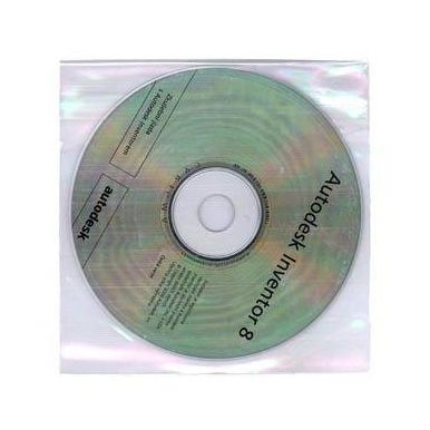 Polypropylenová obálka pro 1 CD/DVD, 100ks, průhledná