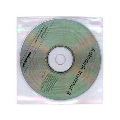 Polypropylenová obálka pro 1 CD/DVD, 100ks, průhledná