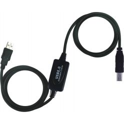 PremiumCord USB 2.0 repeater a propojovací kabel A-B, 20m