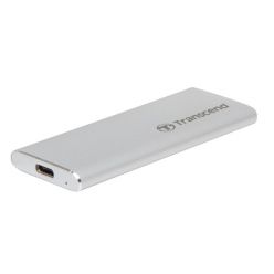 Transcend ESD240C 120GB, externí SSD, USB-C, stříbrný