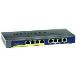 Netgear PLUS SWITCH, 8xGbE with 4xPoE ports, budget 45W (mngt. via PC utility-VLANs, IGMP, Rate Limiting, etc.)