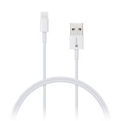 CONNECT IT Wirez Apple Lightning -> USB-A, bílý, 0,5 m