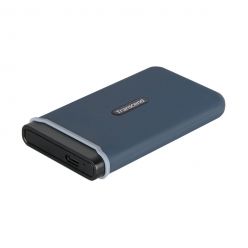 Transcend ESD370C 250GB externí SSD, USB 3.1 (USB-C), TLC, 1050R/950W, modrý