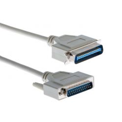 PremiumCord kabel LPT - Centronics 25 pinů (Bitronics), 3m, šedý