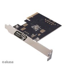 AKASA interní USB 3.2 řadič, 1x USB-C, 20Gbps, PCIe