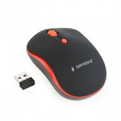 Gembird bezdrátová myš MUSW-4B-03-R, červená