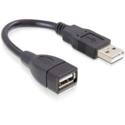 Delock USB 2.0 kabel, prodlužující A-A samec/samice 15 cm