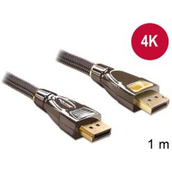 Delock Displayport kabel samec - samec 1 m PREMIUM